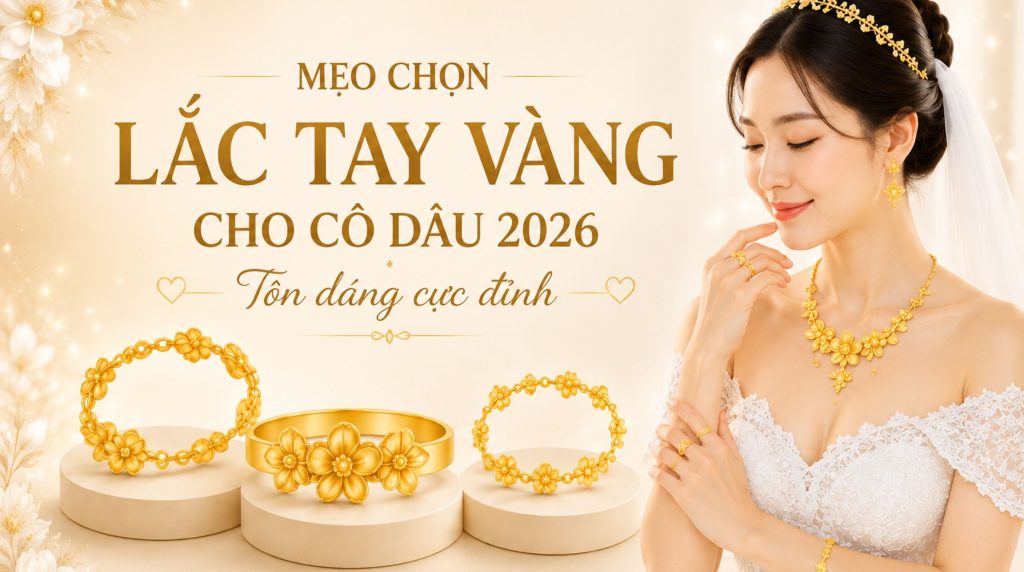 Mẹo Chọn Lắc Tay Vàng Cho Cô Dâu 2026 – Tôn Dáng Cực Đỉnh